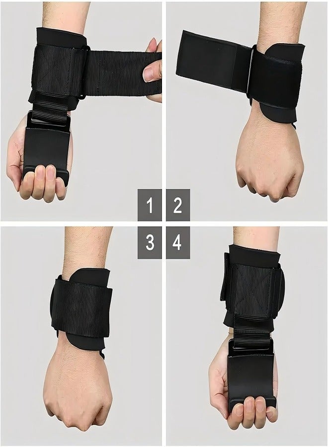 0TO1 TECH 0TO1 Weight Lifting Hooks with Wrist Wraps – Padded, High-Grade for Men & Women - Image 5