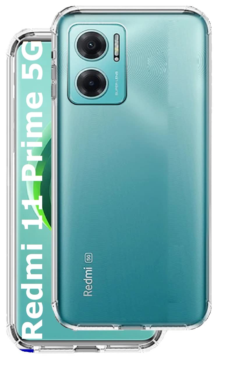 Realcase غطاء خلفي شفاف من السيليكون لهاتف مي ريدمي 11 برايم 5G | تصميم واقي غطاء خلفي شفاف لهاتف ريدمي 11 برايم 5G - Image 1