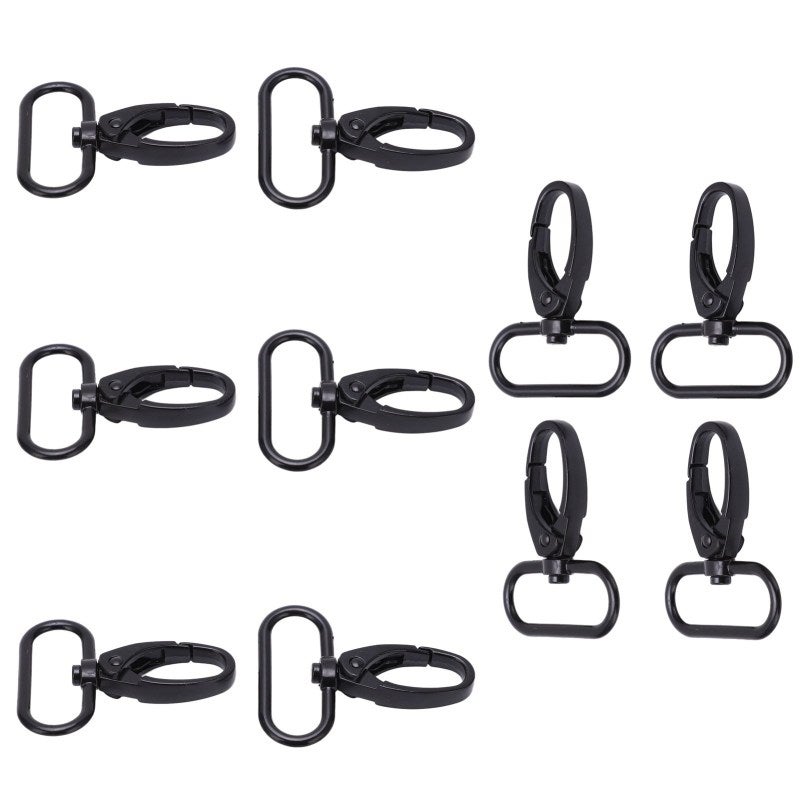 Trigger Snap Hooks: 20 Pieces Durable Alloy 360° Rotatable Flexible Hook - Easy Operation Keychain Hook for DIY Crafts, Handbags, Luggage Hardware - Image 4