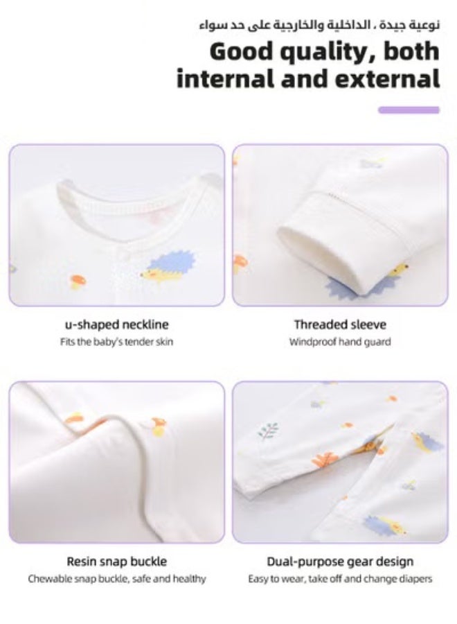 DOOKOO 24PCS Newborn Baby Gift Set, Newborn Layette Gift Set for Boys and Girls, Babies Essential Clothes Accessories with Baby Blanket, 100% Premium Cotton,  for Spring Summer Autumn Winter Four Seasons - Image 5