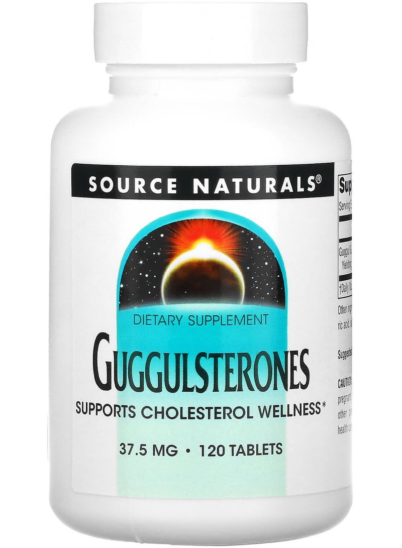 Guggulsterones, 37.5 mg, 120 Tablets