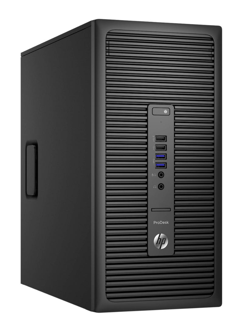 HP كمبيوتر تاور برو ديسك بمعالج كور i7 وذاكرة رام سعة 4 جيجابايت ومحرك أقراص صلبة سعة 1 تيرابايت وبطاقة رسومات مدمجة أسود - Image 1