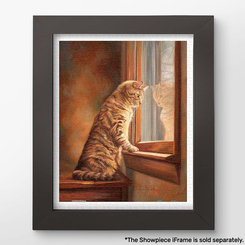 Pintoo Jigsaw Puzzles 500 Piece for Adults - Lucie Bilodeau - Peering Out The Window Beautiful Plastic Puzzle for Home Decor Zero Dust Easy Storage [H2282] - Image 2