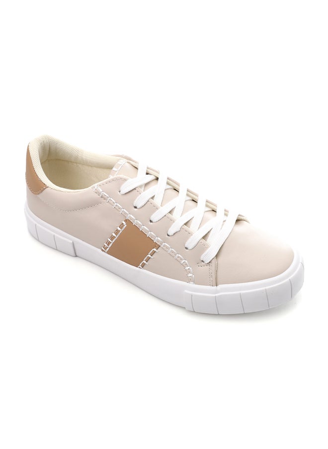 DejaVu Stitched Details Lace Up Sneakers  - Image 1