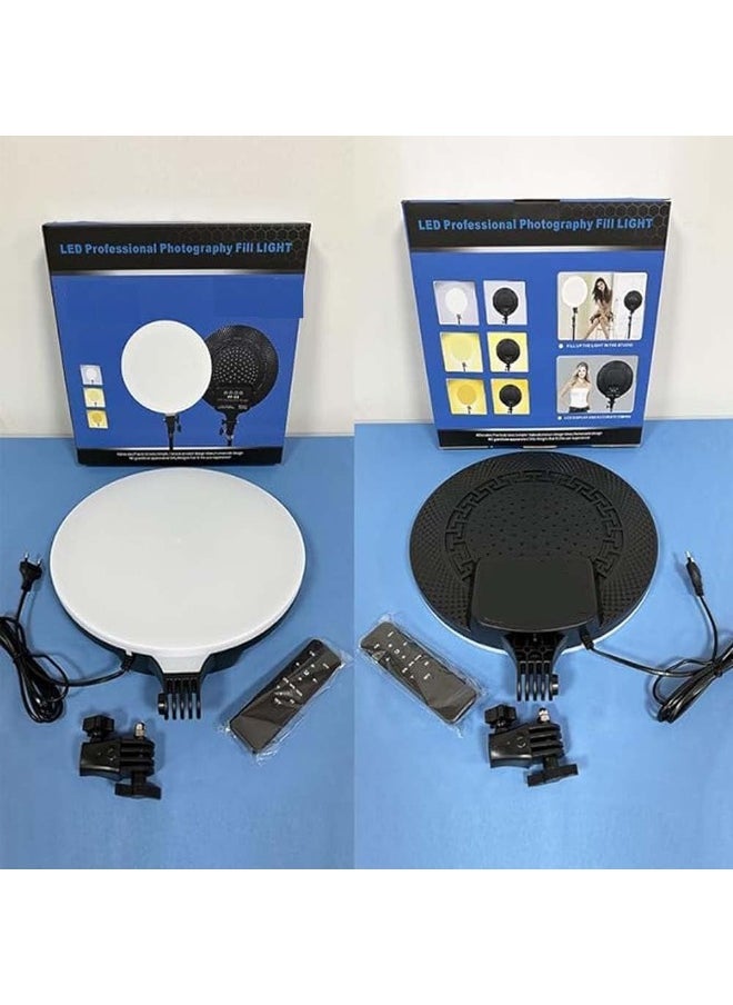 ELTRAZONE PF-33 LED Fill Light – Professional Photography  Videography Lighting with Adjustable Brightness and Color Temperature, Wireless Remote Control, Portable and Lightweight Design, Perfect for Studio, Vlogging, Makeup, Streaming, and Content Creation - Image 2