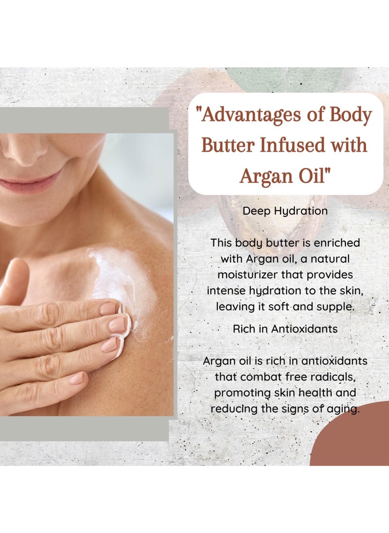 Skin Doctor Argan-Enhanced Body Butter Skin Hydration and Nourishing Solution - All Skin Types 200ml  - Image 5