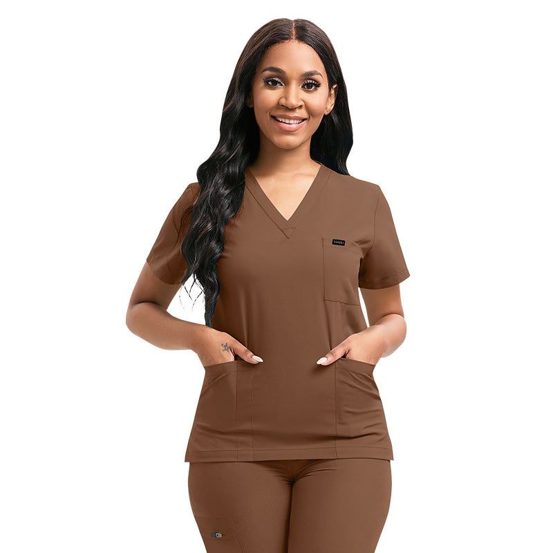 Nursing Scrub Uniforms in Various Colors 42122-pink  - Image 5