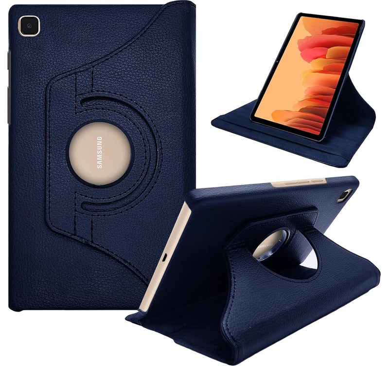 Cedo Samsung Tab A7 (10.4 inch) Flip Cover | Leather Finish | 360 Degree Rotate Back Cover | Shockproof Back Cover Case for Samsung Galaxy Tab A7 (10.4 inch) (2020) SM-T500 / T505 (Blue) - Image 1