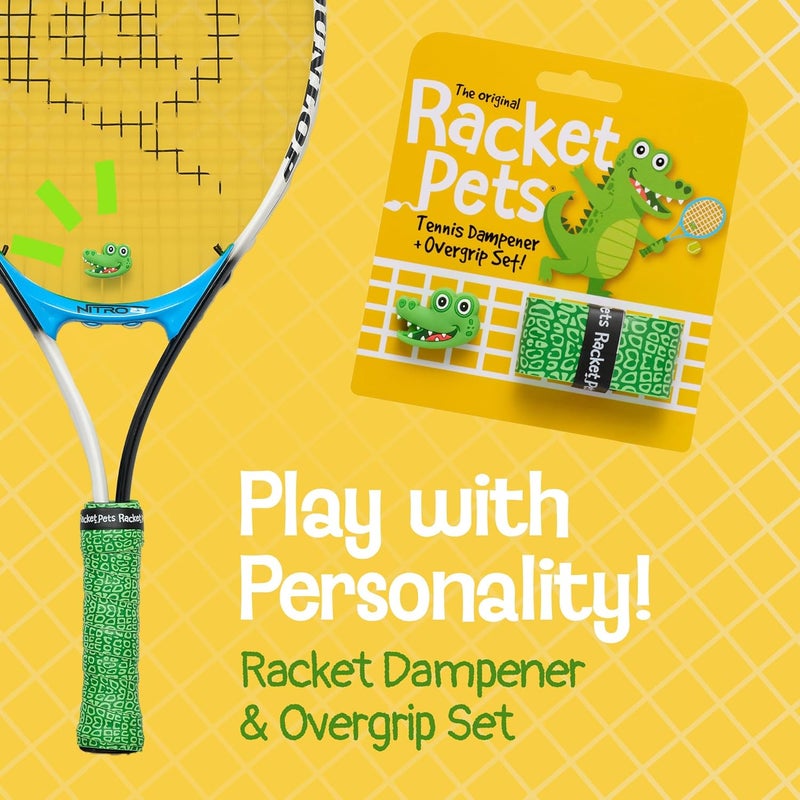 Racket Pets Kids Tennis Racket Dampener & Matching Overgrip Tape, Performance Shock Absorbing Dampener for Tennis Racket - Image 2