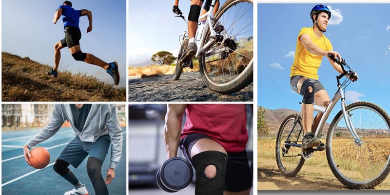 FASHNEX Premium Knee Support Open Patella, Breathable Knee Cap Brace for Arthritis, Pain Relief, Sports for Men & Women (Single Piece / 1 Piece (Not a Pair), (Black), Free Size) - Image 5