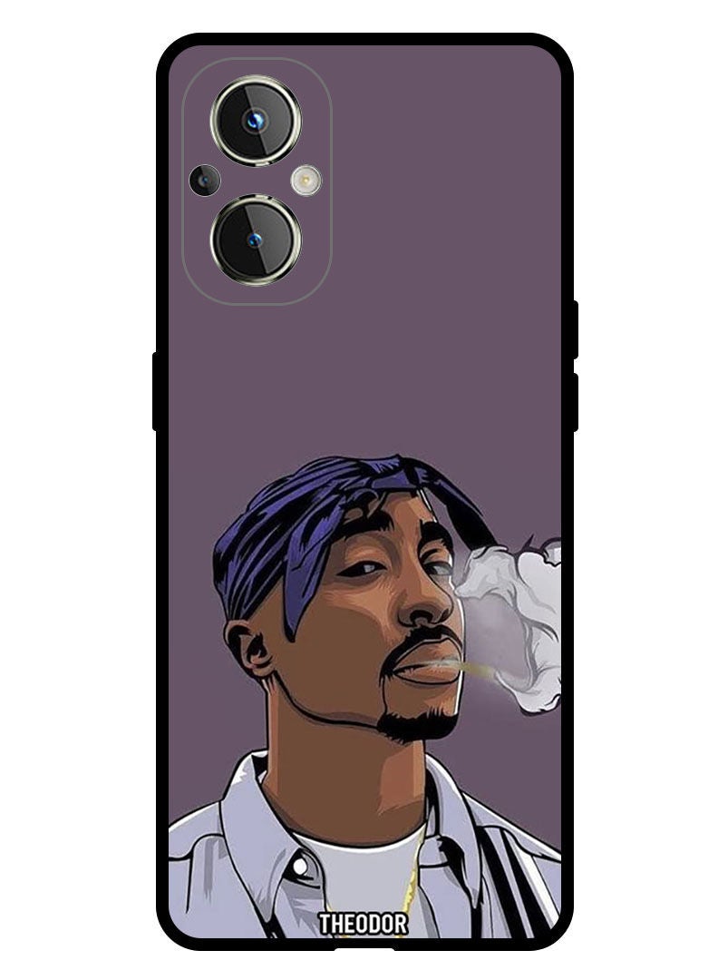 Theodor Protective Case Anti Scratch Shock Proof Bumper Cover For Oppo Reno 8 Z  Tupac - Image 1