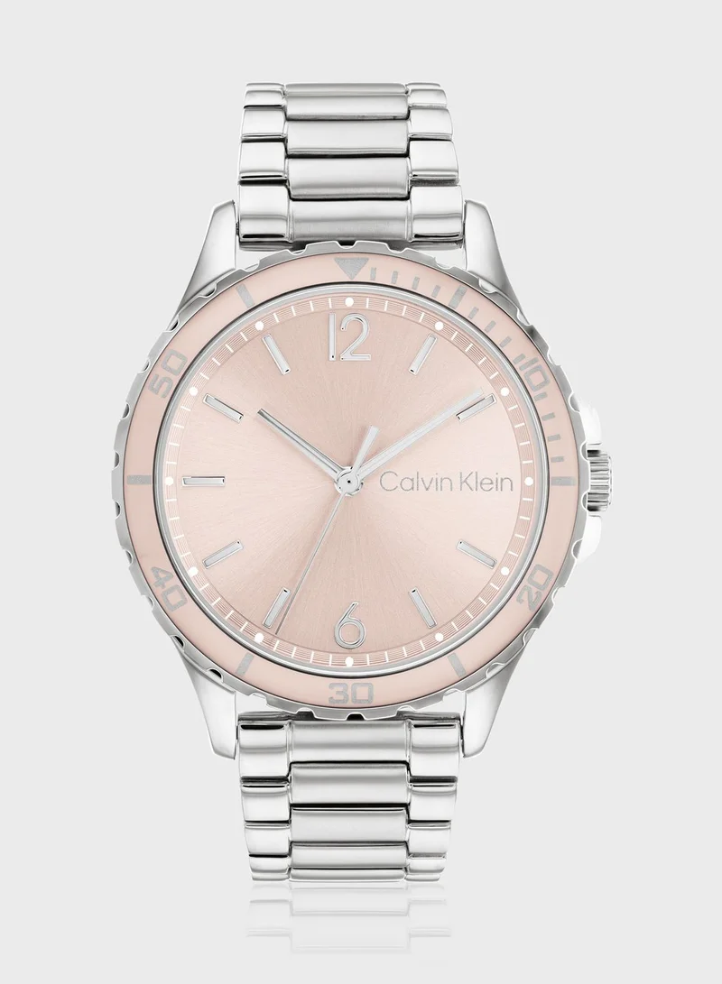 CALVIN KLEIN Lively Steel Strap Analog Watch