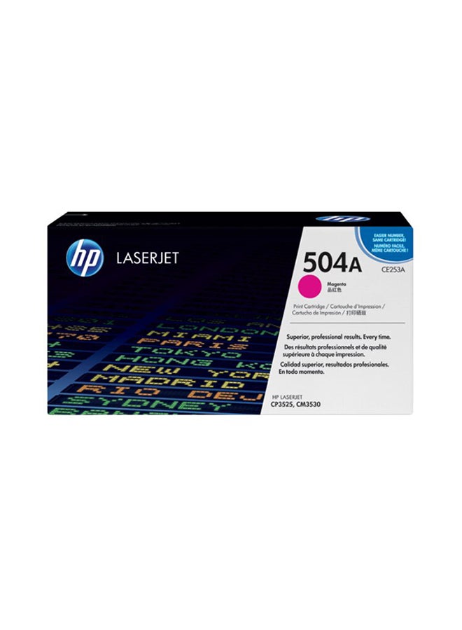 HP حبر ليزر 504A أرجواني - Image 1