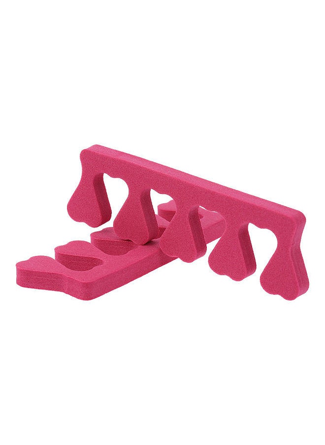 Generic - 4PCS Toe Separators Sponge Foam Toe Spacers for Pedicure Nail Salon Use Random Color - Image 1
