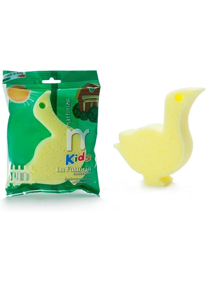 Martini Kids Colorful Farm Animal Bath Sponge | Fun & Gentle Bath Sponge for Children - Image 4
