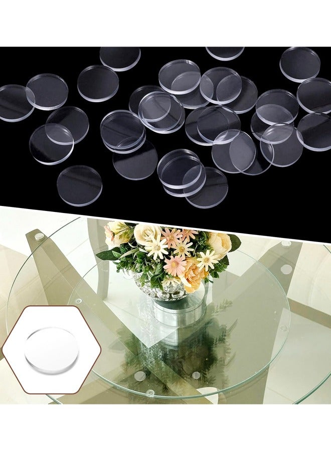 20 قطعة من وسادات مانعة للانزلاق لطاولات الزجاج، مصدات مطاطية شفافة، لطاولات النظارات، وإطارات الصور، والأثاث، وخزائن المطبخ - Image 3