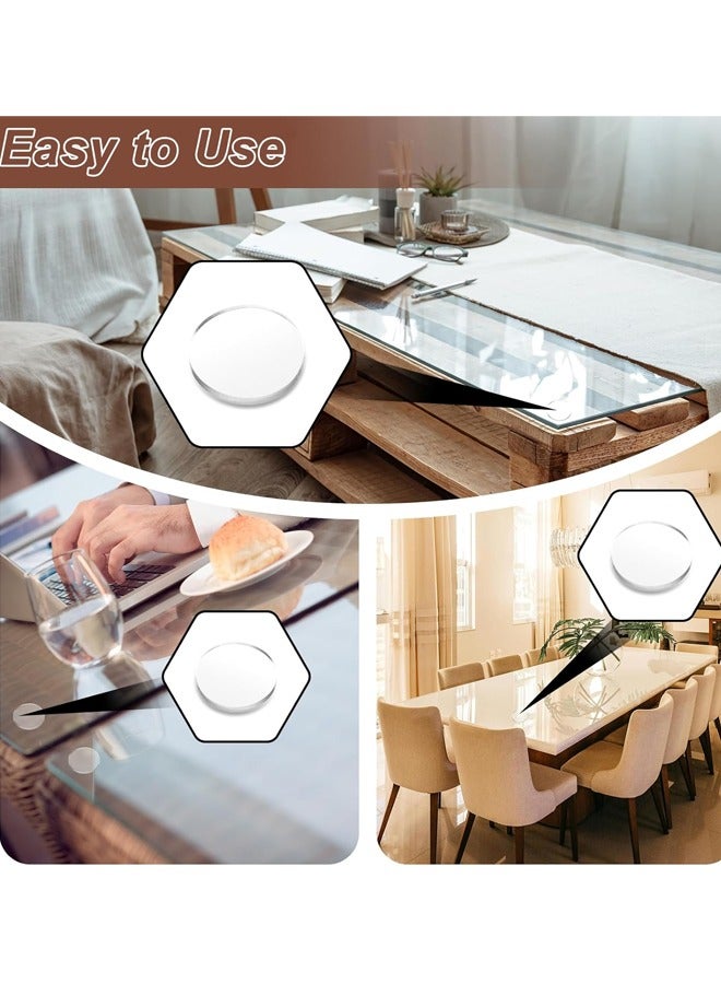 20 قطعة من وسادات مانعة للانزلاق لطاولات الزجاج، مصدات مطاطية شفافة، لطاولات النظارات، وإطارات الصور، والأثاث، وخزائن المطبخ - Image 4