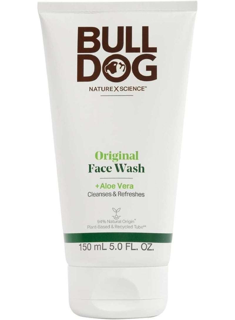 Bulldog Mens Skincare and Grooming Original Face Wash, 5 Fl Oz. - Image 1