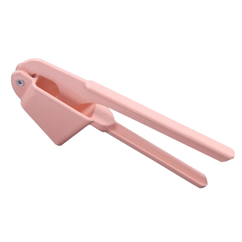 Pink Alloy Garlic Press Mincer and Slicer Multifunction Manual Kitchen Crusher Tool - Image 2