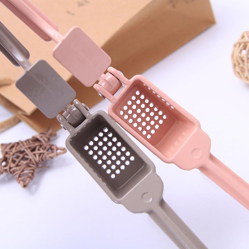 Pink Alloy Garlic Press Mincer and Slicer Multifunction Manual Kitchen Crusher Tool - Image 5