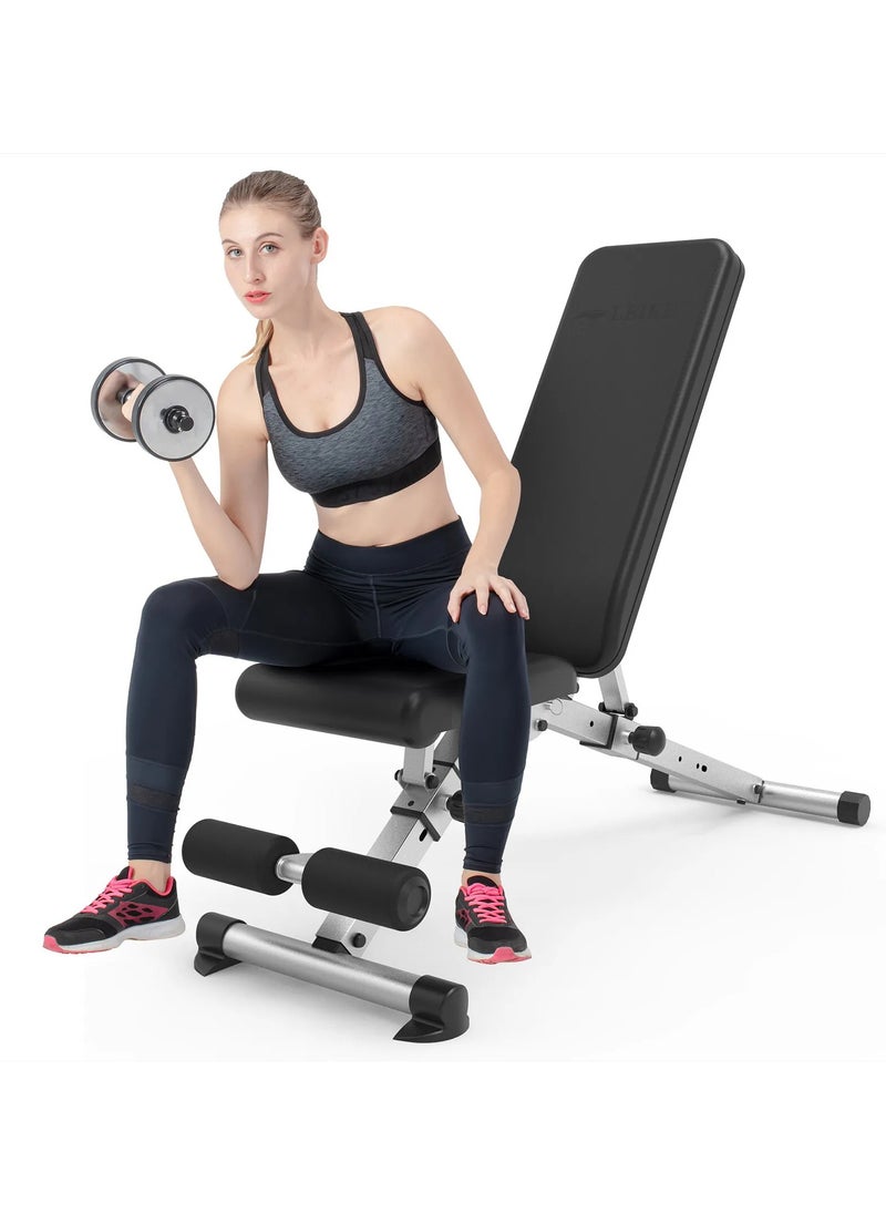 Generic - Adjustable/Foldable Utility Weight Bench For Home Gym - Image 1