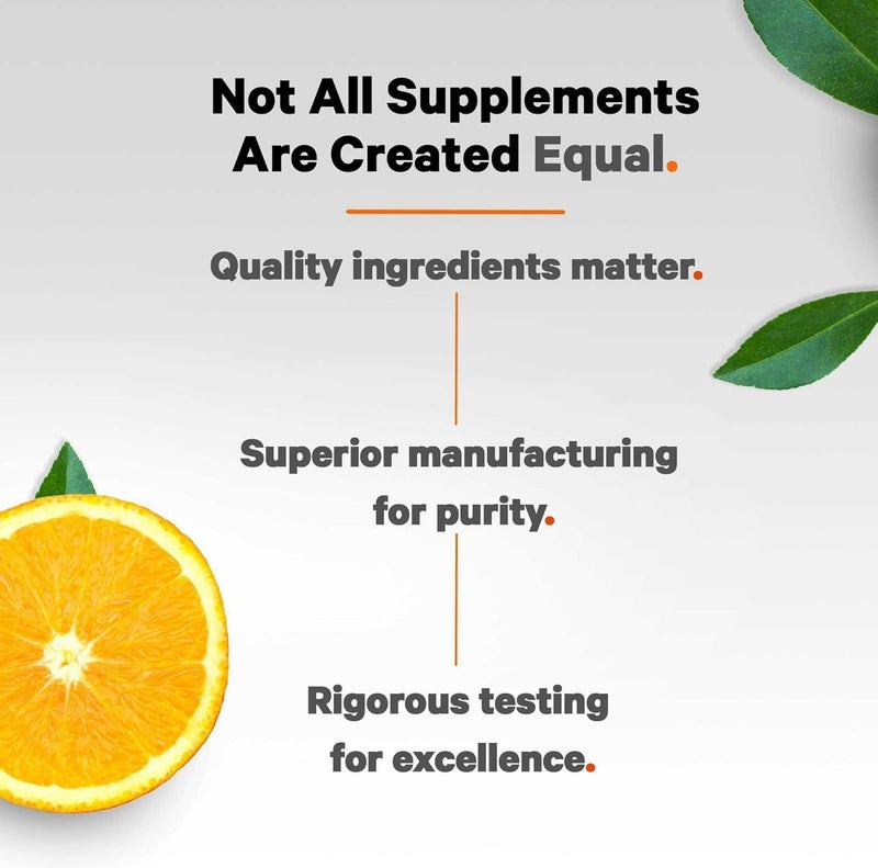 Codeage Liposomal Vitamin C 1500mg with Zinc Elderberry Citrus Bioflavonoids Grapefruit Lemon Orange Powder Quercetin  Rose HIPS Fruit  Vegan Supplement  NonGMO Vegan Pills 180 Capsules - Image 4