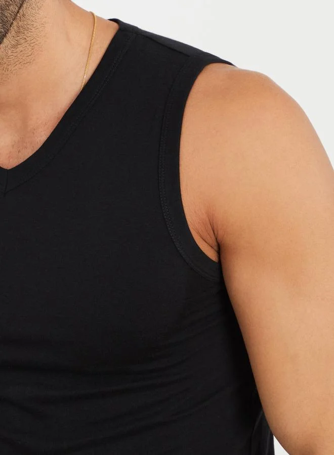 Styli Styli Pack of 2 - Solid Tank Top