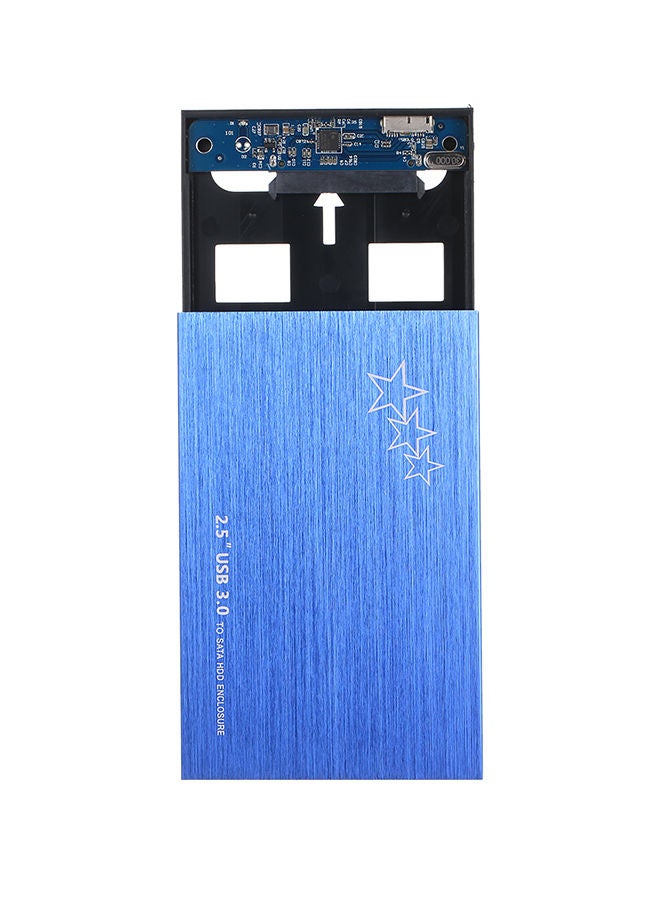 NIBEMINENT USB To Sata HDD Converter Enclosure Case With Accessory Blue/Black/Silver - Image 5