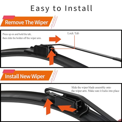 WINNERS Windshield Wiper Blades for Kia Seltos 2021 2022 2023 2024, Window Wiper Blades for My Car, Include Front 24 Inch,18 Inch and Rear 12 Inch, Beam Wipers Featured Easy to Install - Image 5