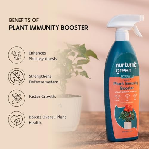 Nurturing Green® Plant Immunity Booster Spray (650 ml liquid) | Enhances Plant Growth, Strengthens Defence System & Increases Pest Resistance | Organic Soil Booster with Amino Acids for Healthy Growth - Image 3