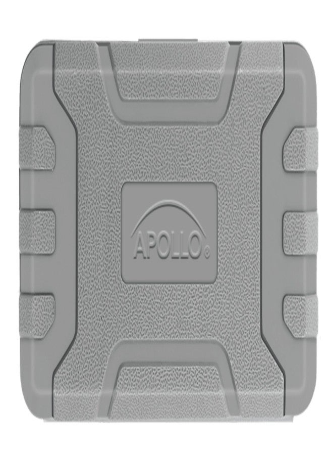 Apollo Tools 20-Piece Compact DIY Household Tool Set - Book-Sized Home Repair Kit with Hammer, Screwdrivers, Wrench, Bits & Case - Portable for Apartment, Dorm, Office, & Every day - Blue/Gray DT1031 - Image 5