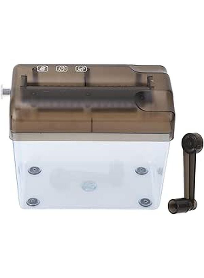 Manual Hand Shredder Portable Paper Cutter with 4 Non Slip Foams for Office Home Use - Image 1