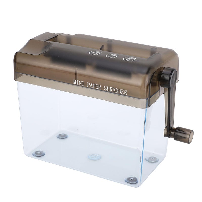 Manual Hand Shredder Portable Paper Cutter with 4 Non Slip Foams for Office Home Use - Image 4