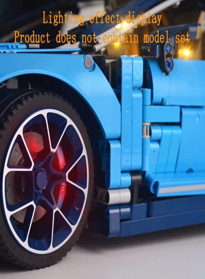 GEAMENT Upgraded Version LED Light kit for Technic Bugatti Chiron - Compatible with Lego 42083 Race Car Building Model (Model Set Not Included) - Image 5
