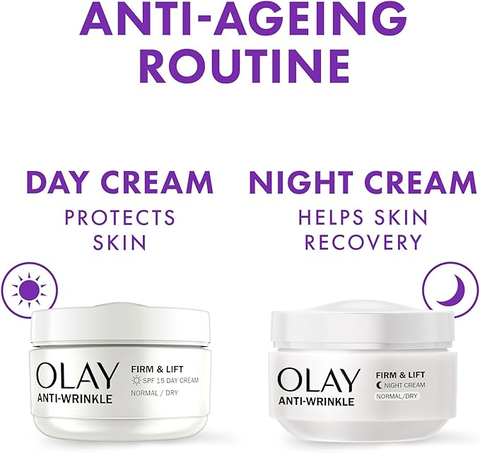 Olay AntiWrinkle Firm and Lift AntiAgeing Moisturiser Night Cream 50 ml