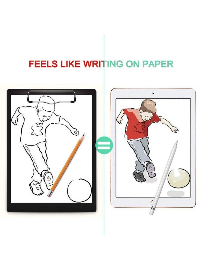 OJOS Glass Matte Screen Protector Film Compatible With Ipad 9.7 Inch 2017/2018 6Th Generation Paper-Like, Anti-Glare Paper Texture Drawing (Matte Clear) - Image 5