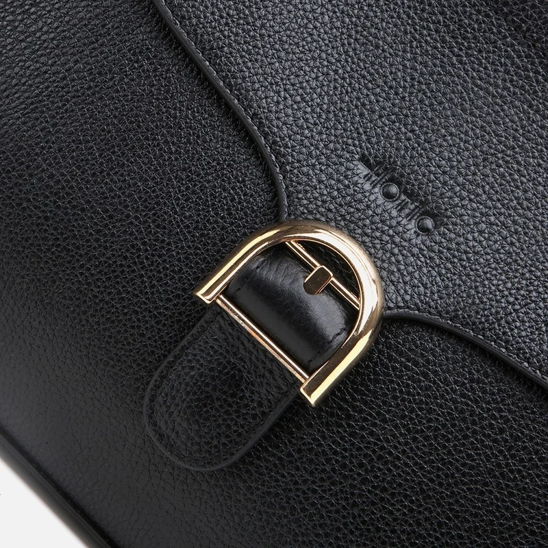 Hotiç 03CAH296570A100 GENUINE Leather Black Women's Bag