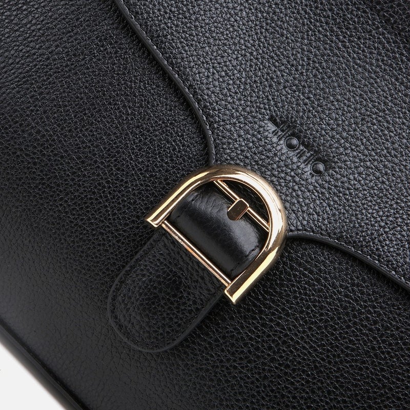 Hotiç 03CAH296570A100 GENUINE Leather Black Women's Bag  - Image 3