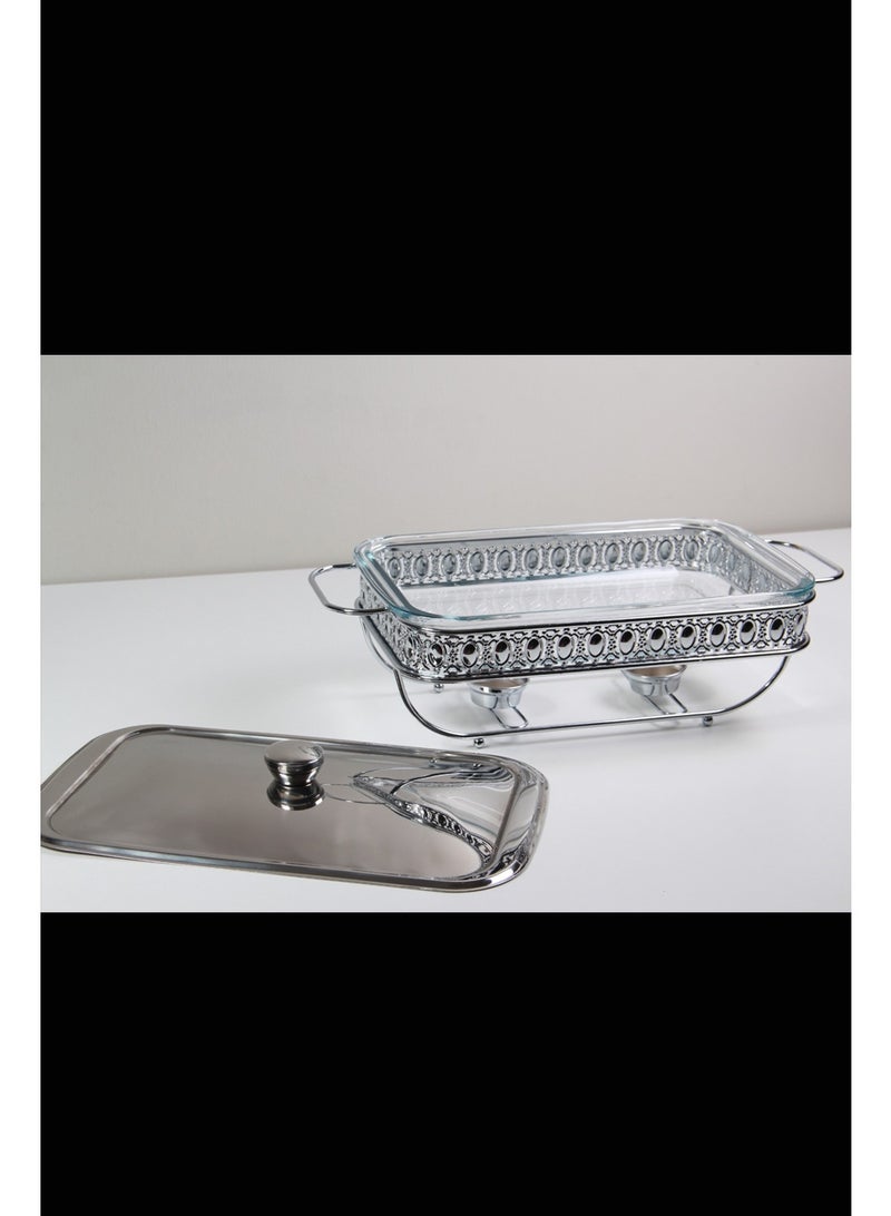 Food warmer with lid and handles - Image 4