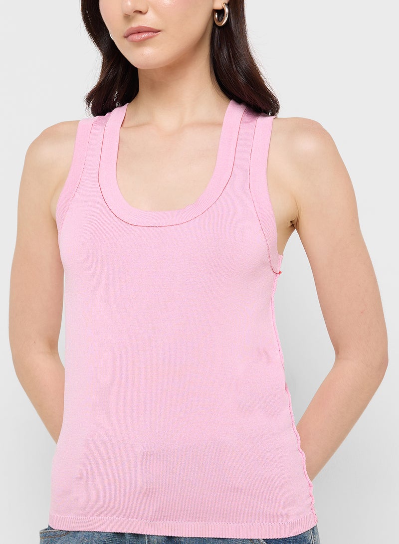 Ginger Lightweight Fine Knit Sweater Vest  - Image 3