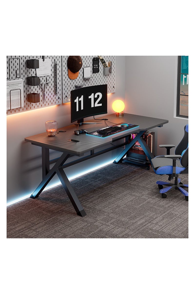 TNGames Black 80x60cm Gaming Desk | Extra-Thick 15mm Desktop | Compact Modern Computer Desk for Home Office, Bedroom & Study | Student Writing Gaming Table - Image 2