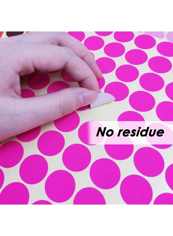 سورس تون 2800 قطعة من ملصقات النقاط الدائرية الترميزية مقاس 3/4 بوصة، ملصقات SourceTon 20 لونًا نيونًا بنقاط دائرية للترميز - Image 5