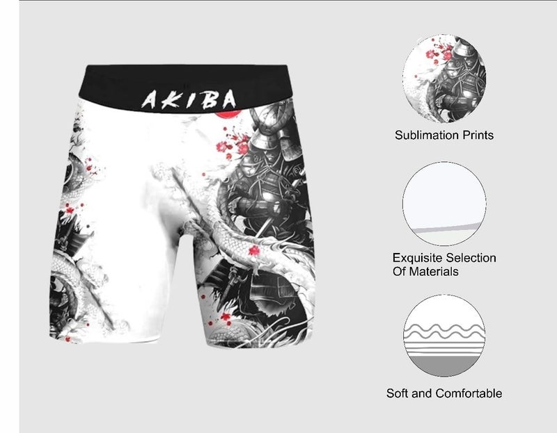 AKIBA Mens Sport Performance Compression Short (36) Black - Image 4