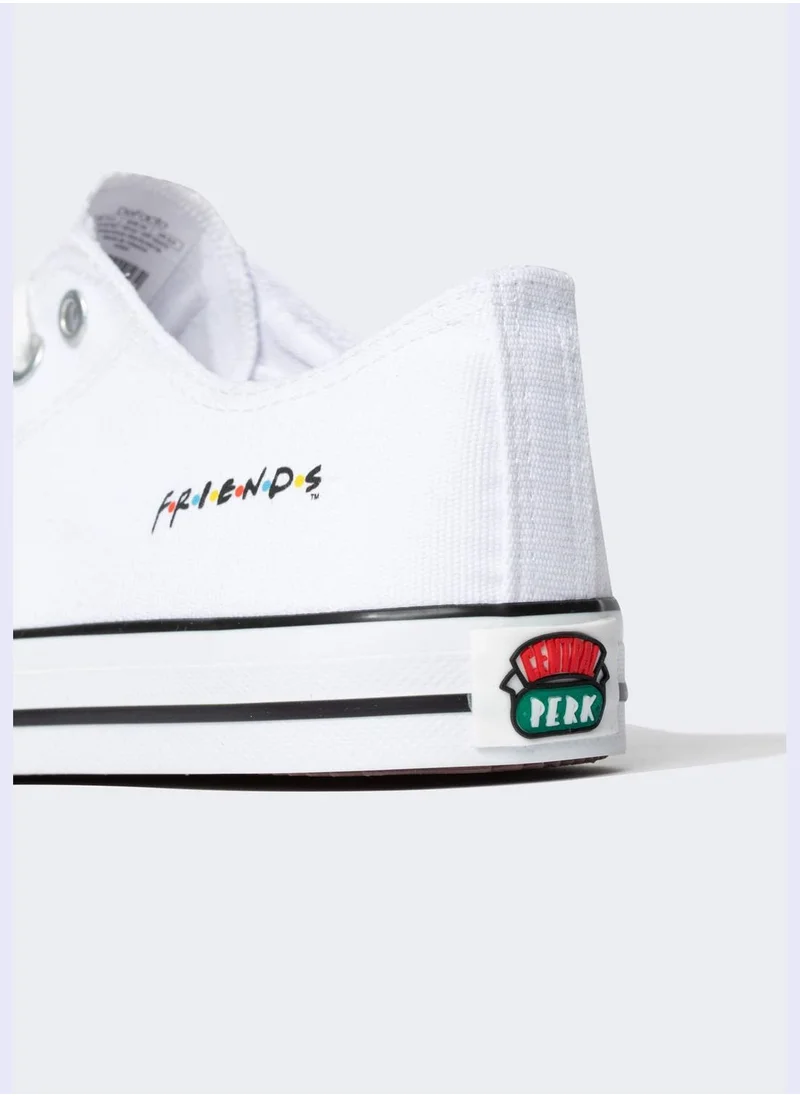 DeFacto Friends Print Lace Up Trainers