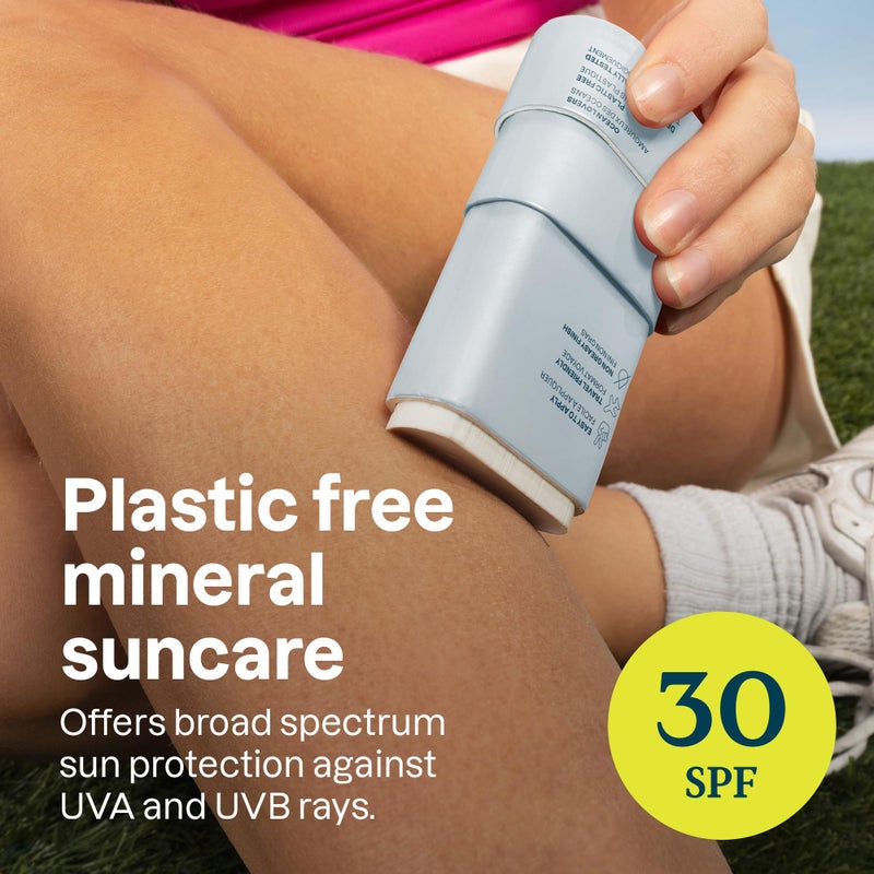 ATTITUDE Mineral Sunscreen Stick for Sensitive Skin, SPF 30, EWG Verified, Plastic-Free, Broad Spectrum UVA/UVB Protection with Zinc Oxide, Dermatologically Tested, Vegan, Unscented, 2.1 Ounces - Image 2