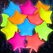 Vertintong 12 Pcs 22 Inches Star Glow in the Dark Neon Balloons Glow Party Supplies Neon Foil Balloons 90 80s Hip Hop for Halloween Christmas Birthday Wedding Anniversary Backdrop Decor - Image 2