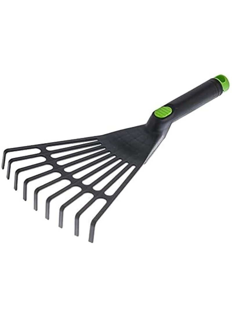 PALISAD Plastic & Nylon Fan Rake, 9 Teeth, 175 x 350mm (623958) - Image 2