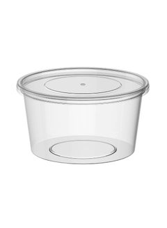 500-Pieces Round Microwavable Container With Lids Clear 450 ml - pzsku/ZFED46640B657A08D4B47Z/45/_/1643881695/a0505c53-bfdc-42cb-8e1c-68089dee5dbf