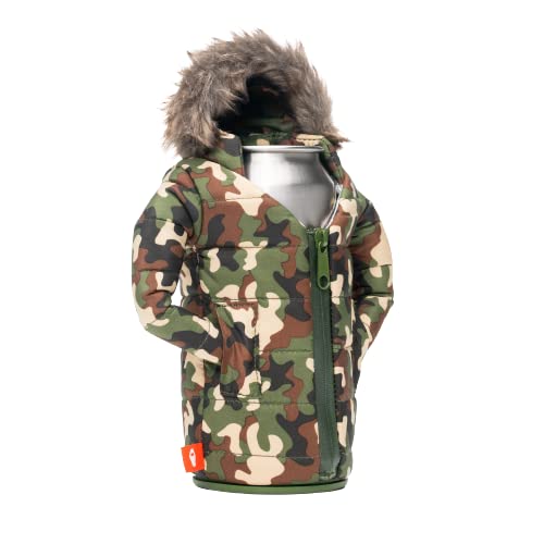 Puffin - The Pahka Beverage Parka  Insulated Skinny Can Cooler  Camo - Image 3