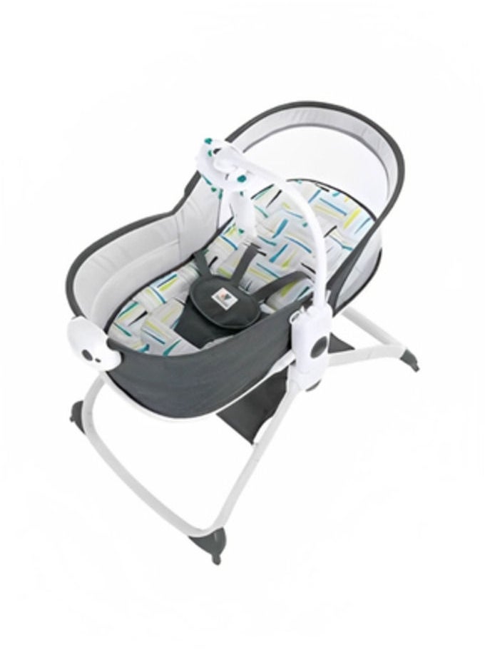 Toys4you Baby Rocker Deluxe 6 In 1 Rocking Bassinet Multifunctional Bassinet For Newborn Boy Girl For The Age 0 To 12 Month  - Image 1